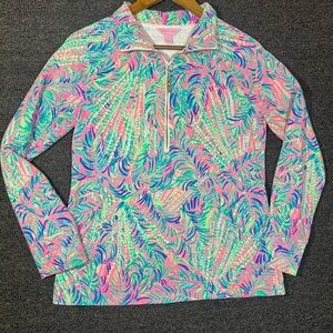 Lilly Pullitzer Colorful Print Pullover, Womens Small